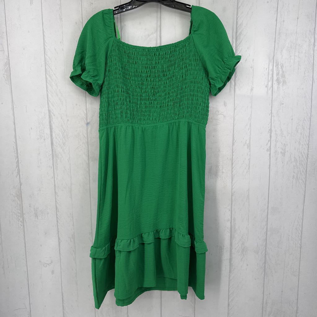 L smocked s/s dress