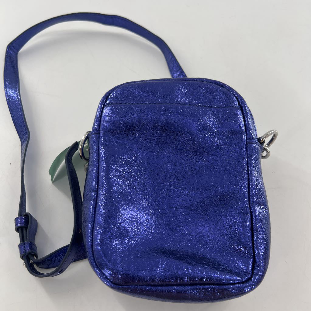 metallic slim crosbody