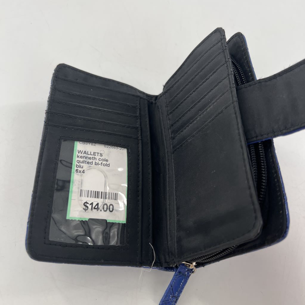 quilted bi-fold wallet