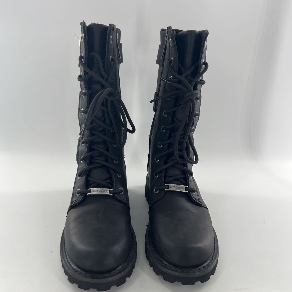 7.5 triple buckle mototcycle boots