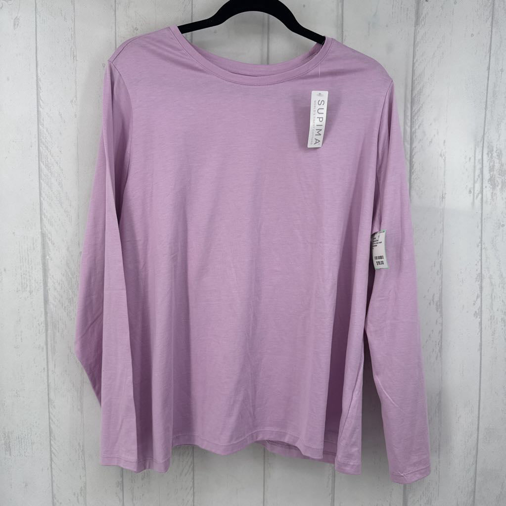 1x l/s crew neck top