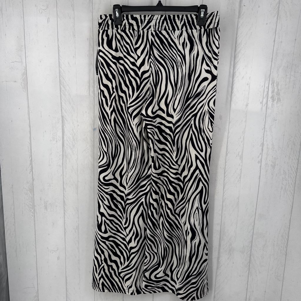 R59 M animal print wide leg pant