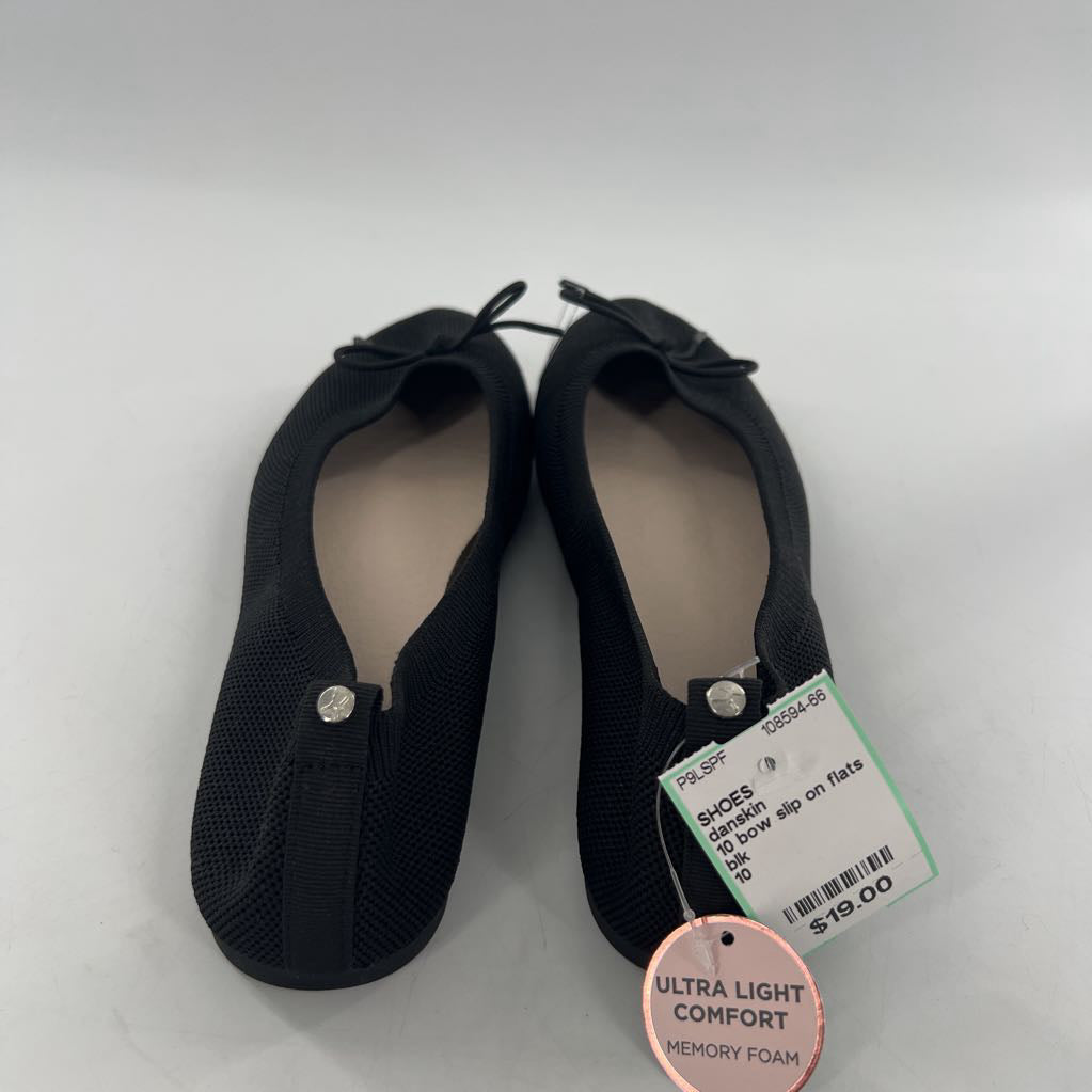 10 bow slip on flats