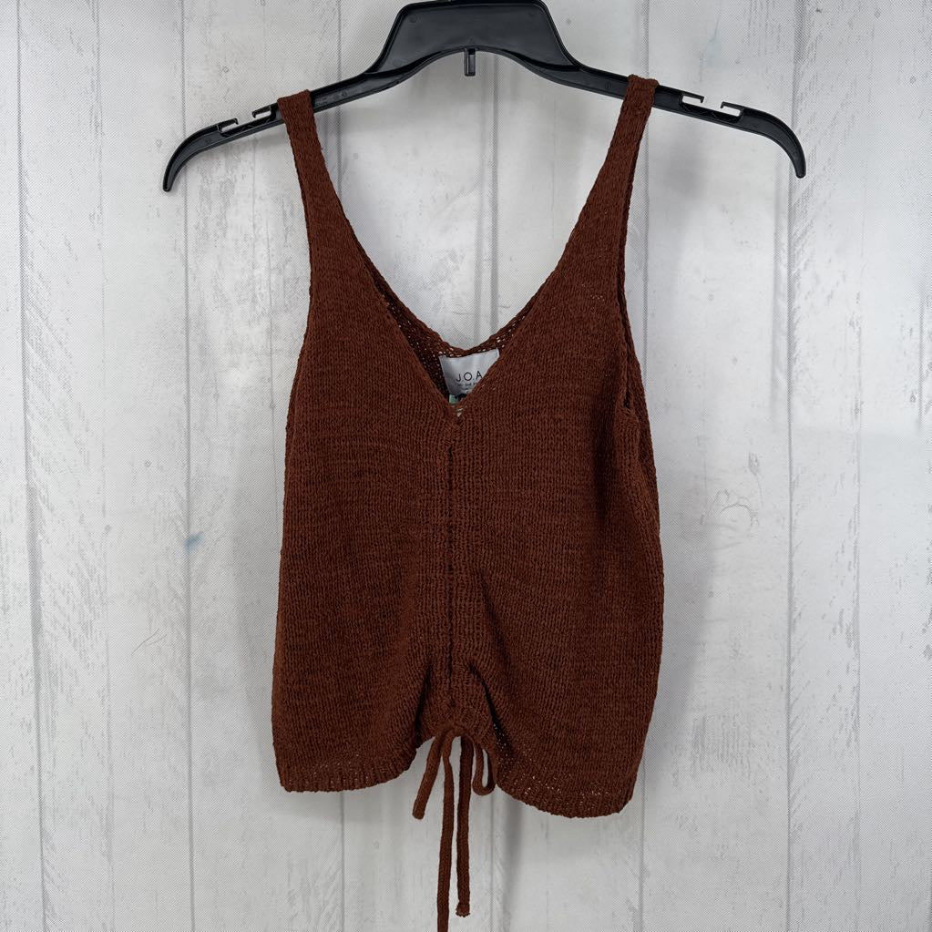 XS cinched sweater vest