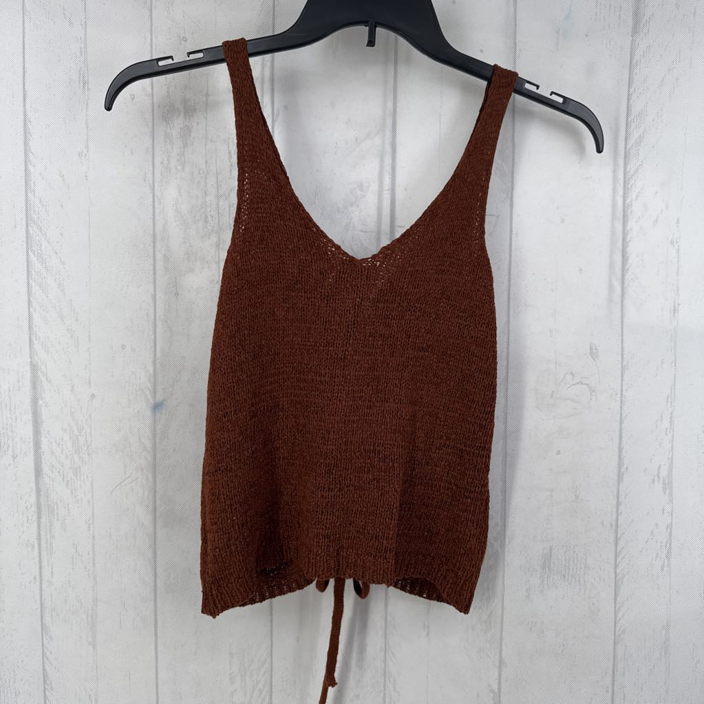 XS cinched sweater vest