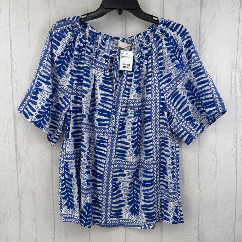 L s/s print keyhole top