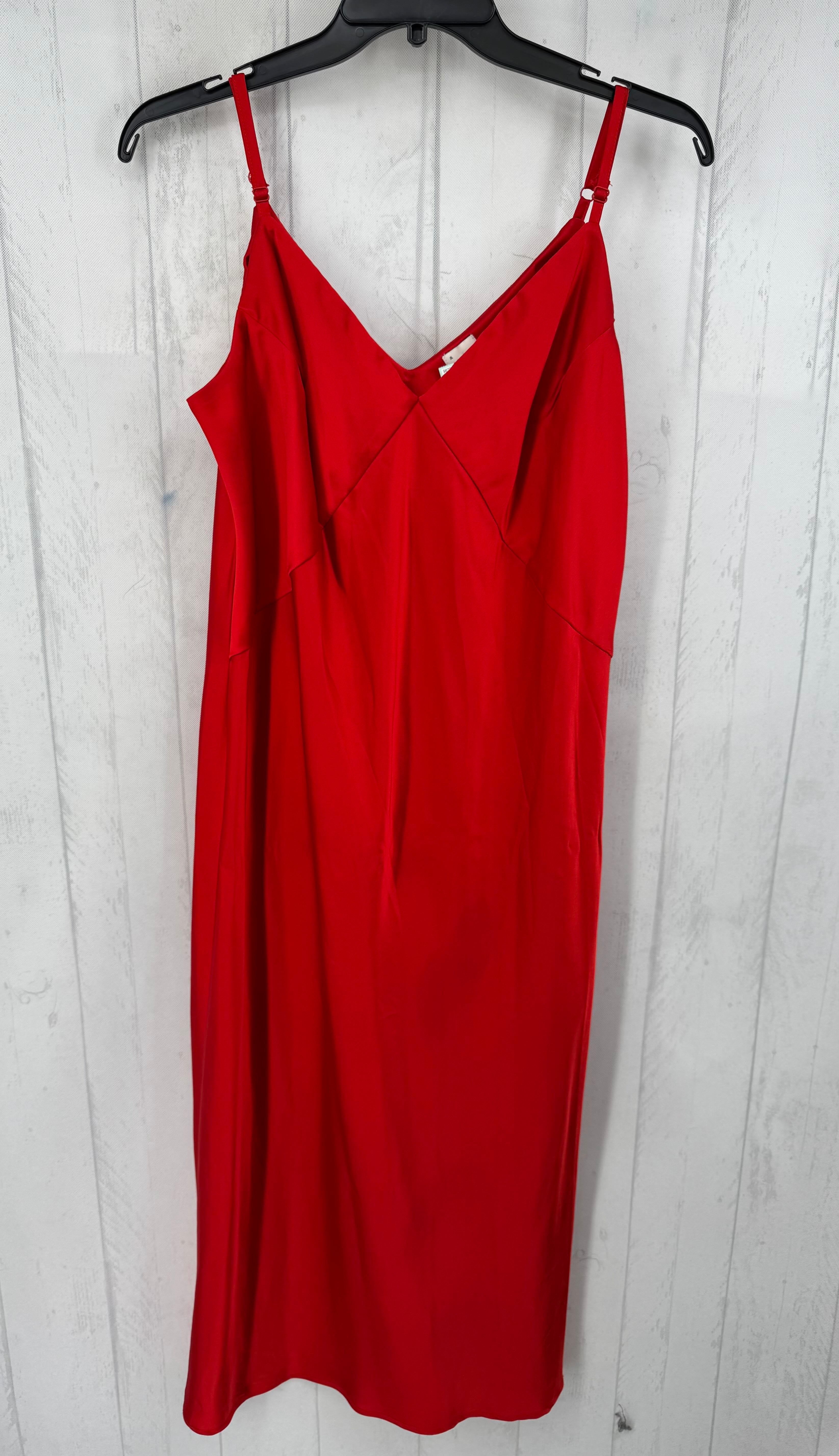 XXL silky v-neck slvls dress