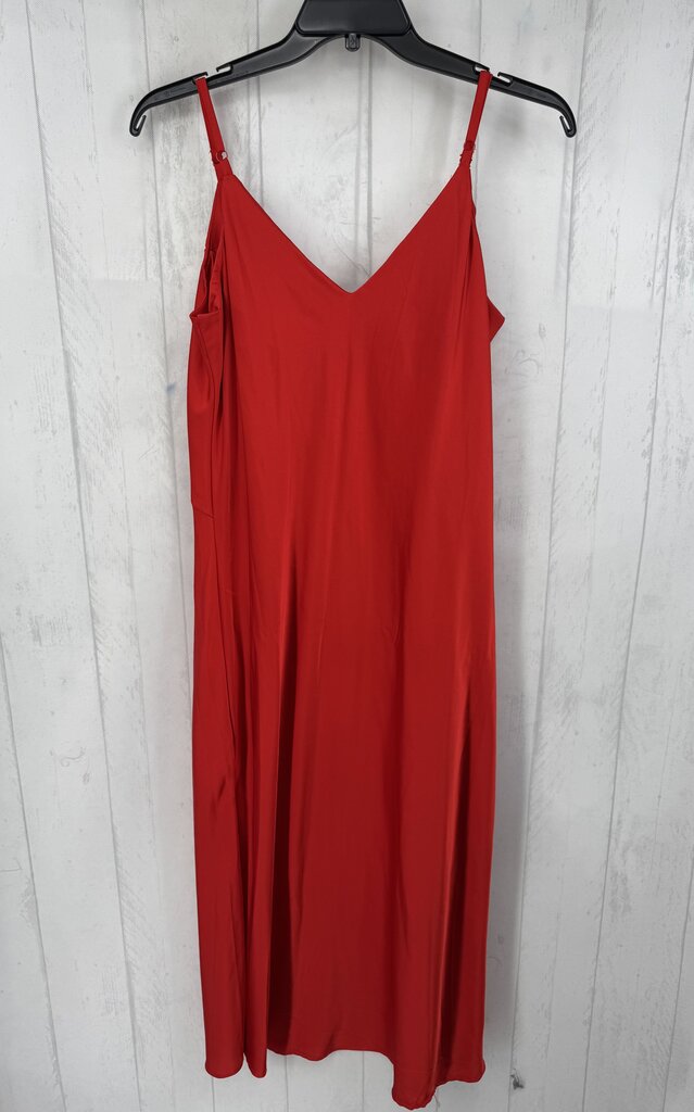 XXL silky v-neck slvls dress