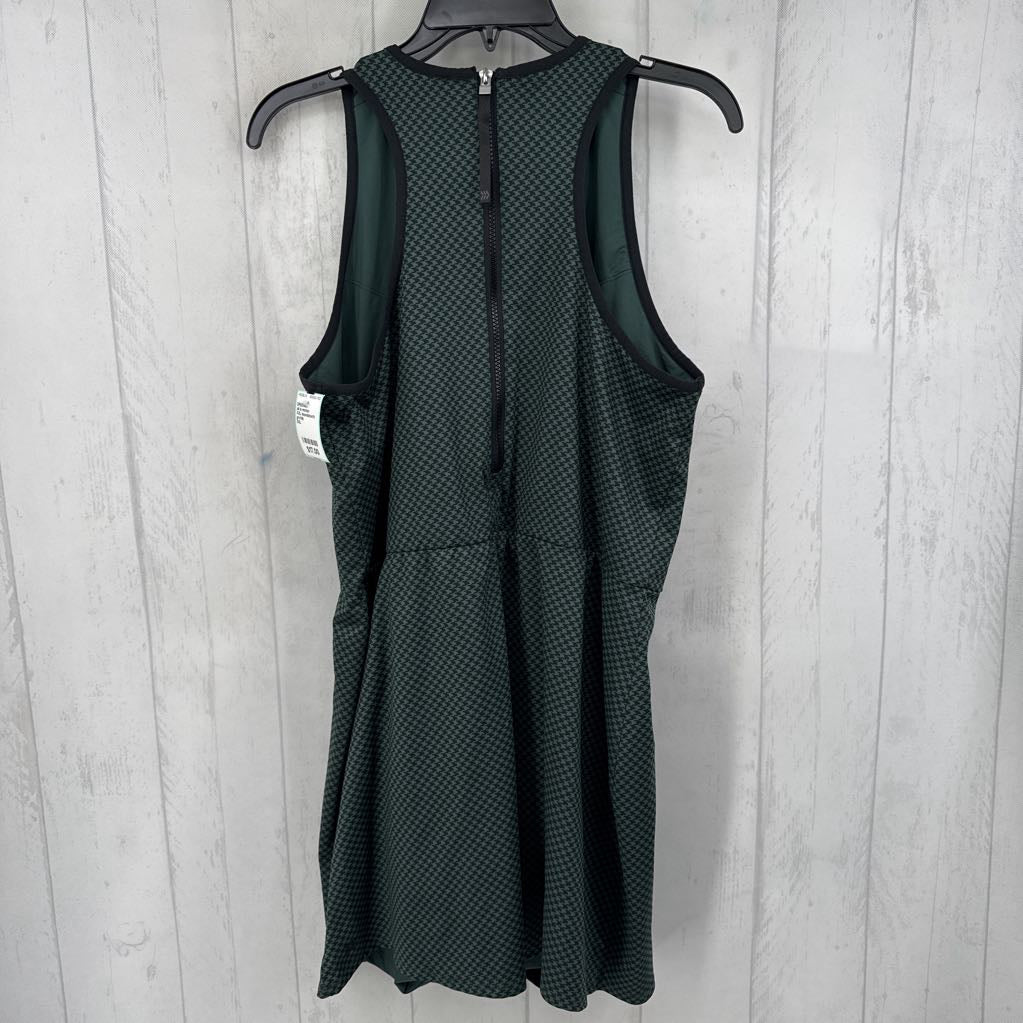 XXL houndstooth print slvls dress