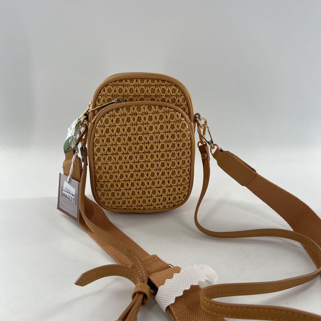 raffia woven crossbody