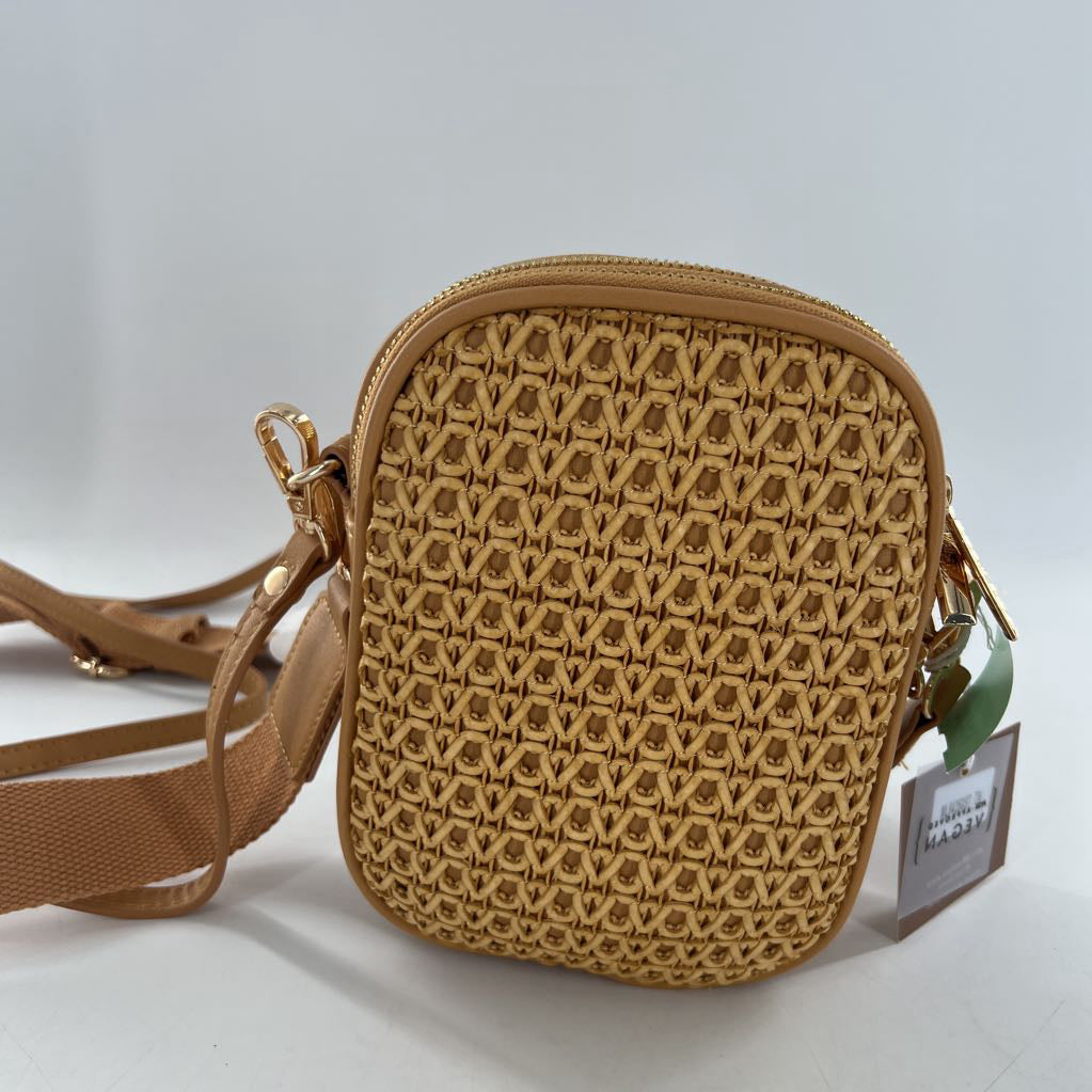 raffia woven crossbody