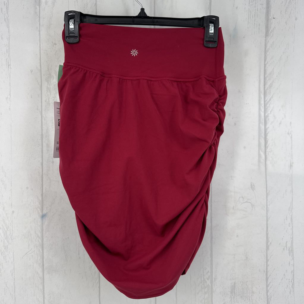 R79 M ruched fitted skort