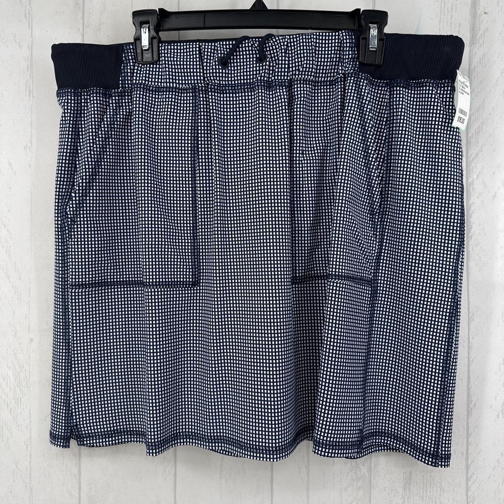 XL checkered skirt