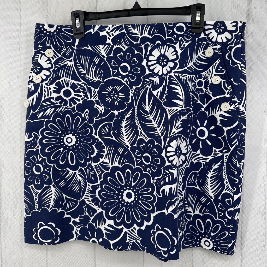 16 flo print skirt