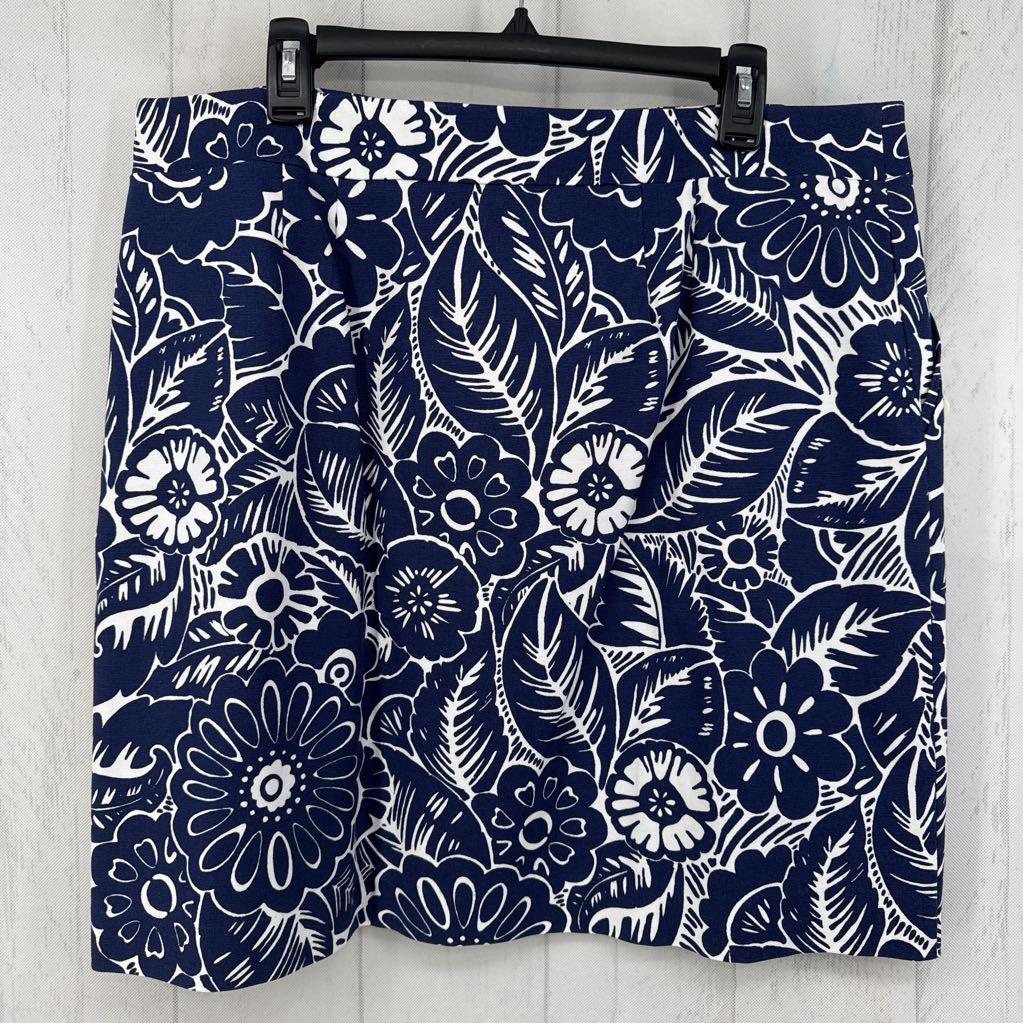 16 flo print skirt