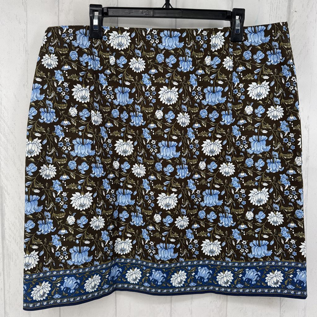 16 flo print skirt