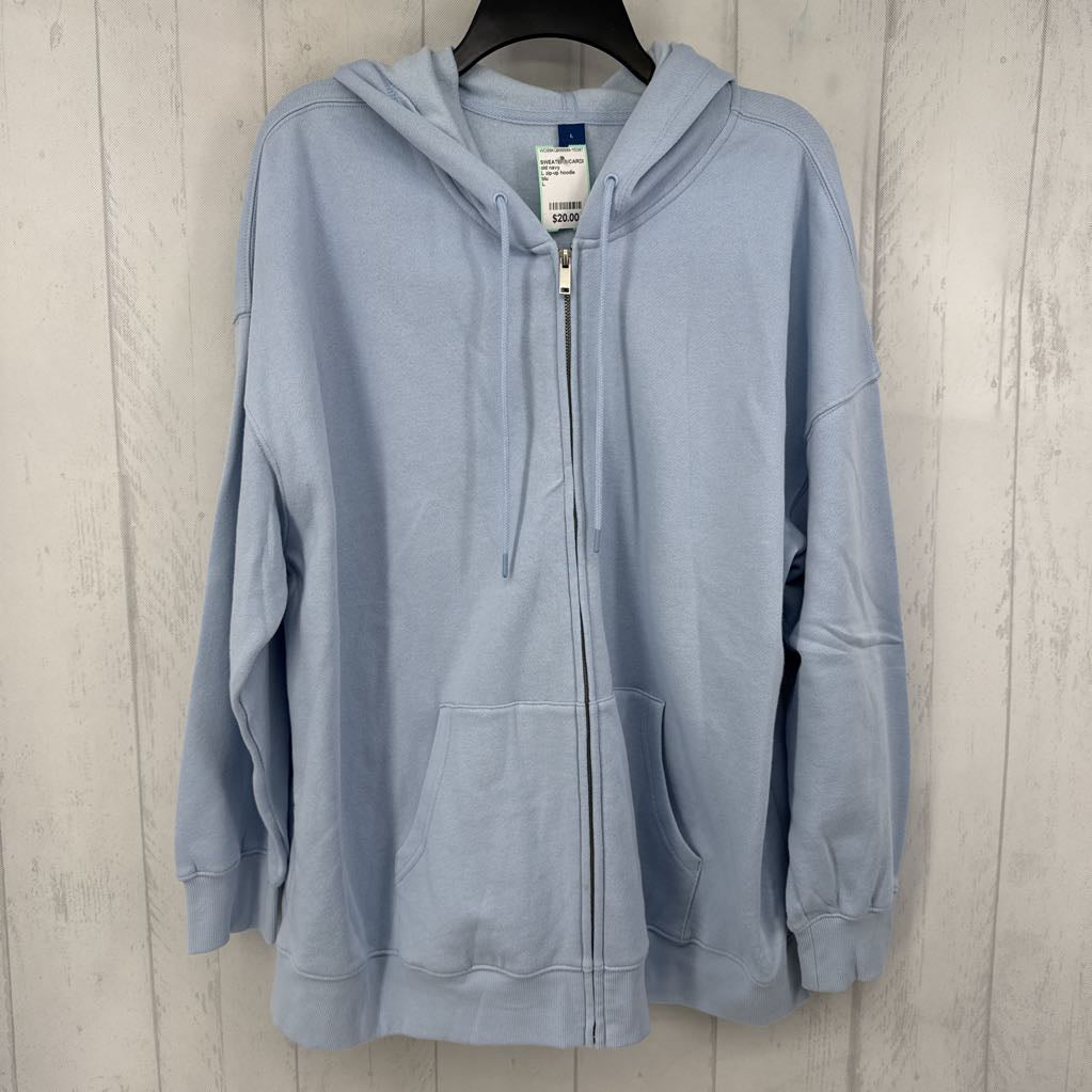 L zip-up hoodie