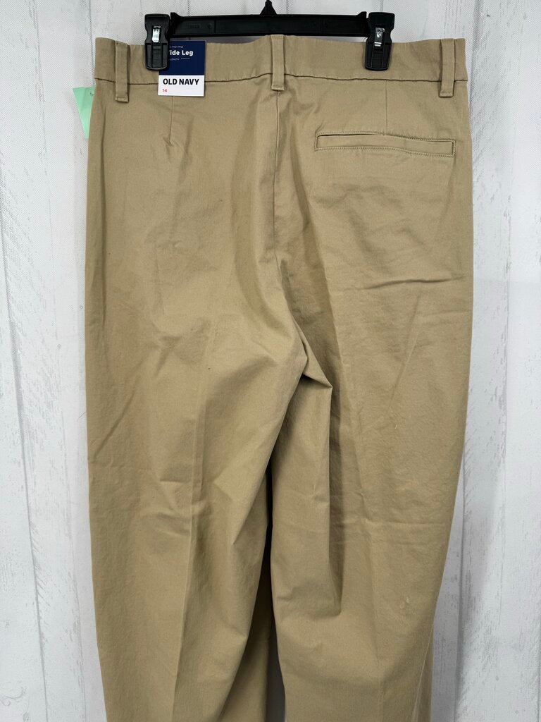 14 hi-rise wide leg pant