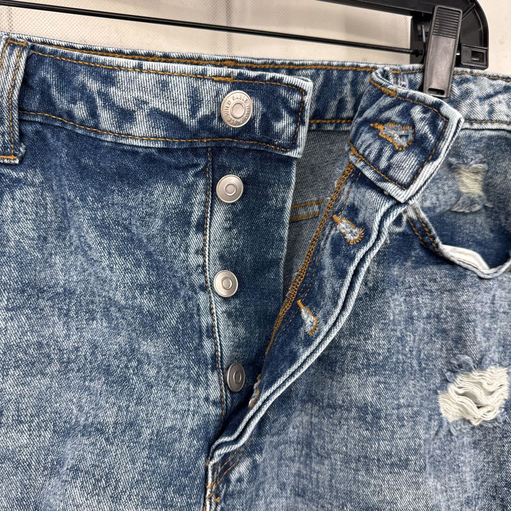 16 hi-rise cutoff jean shorts