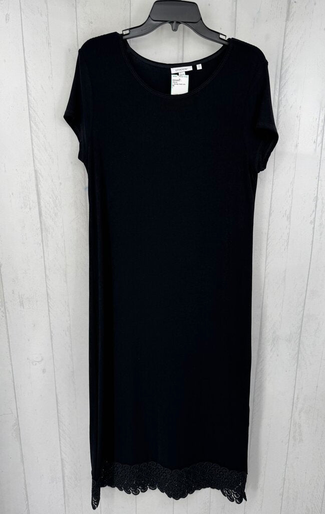 L scoop neck s/s dress
