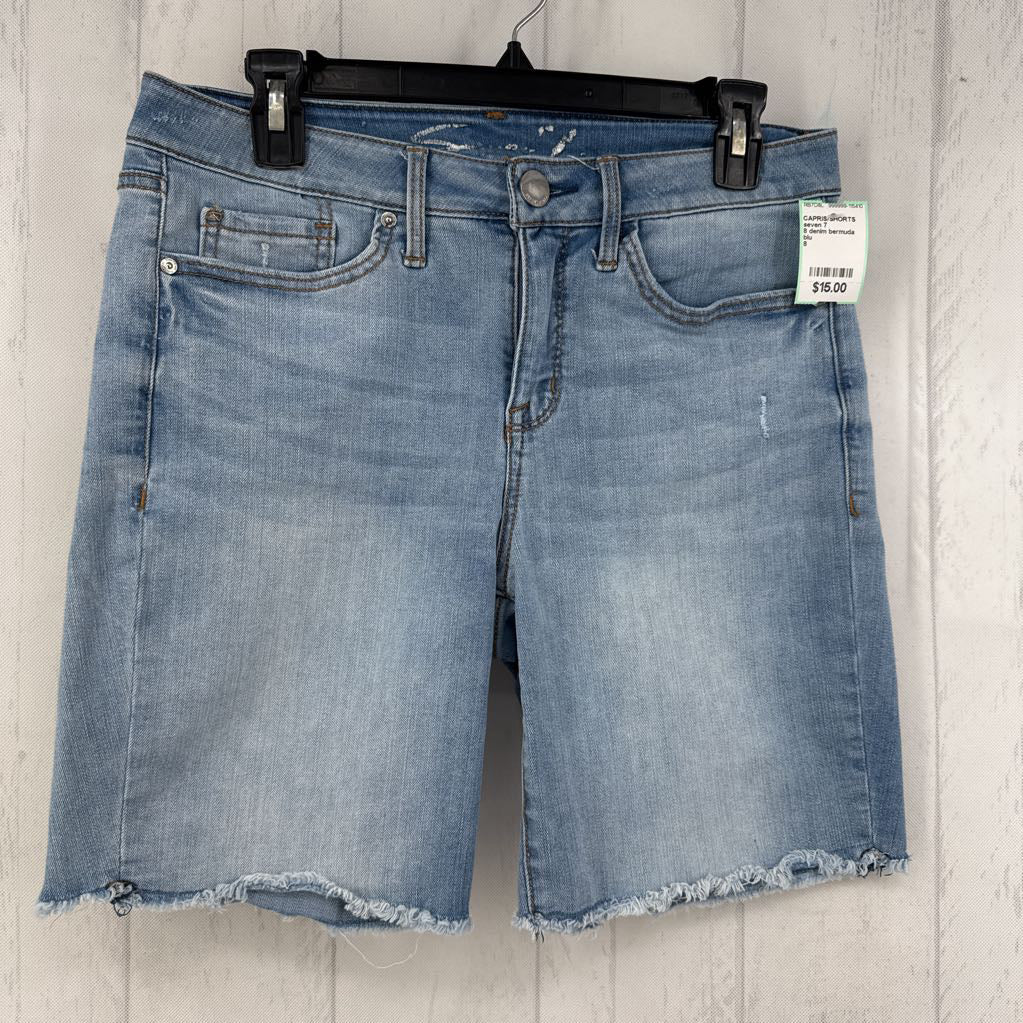 8 denim bermuda shorts