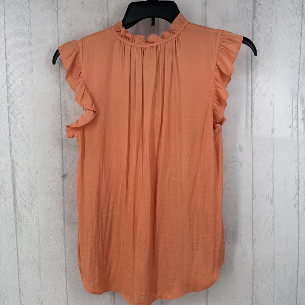 S split neck tie front top