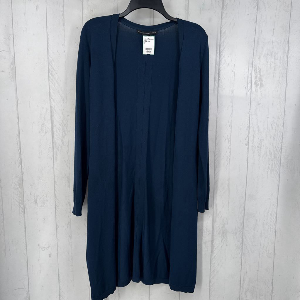 M open front lightweight belted cardi