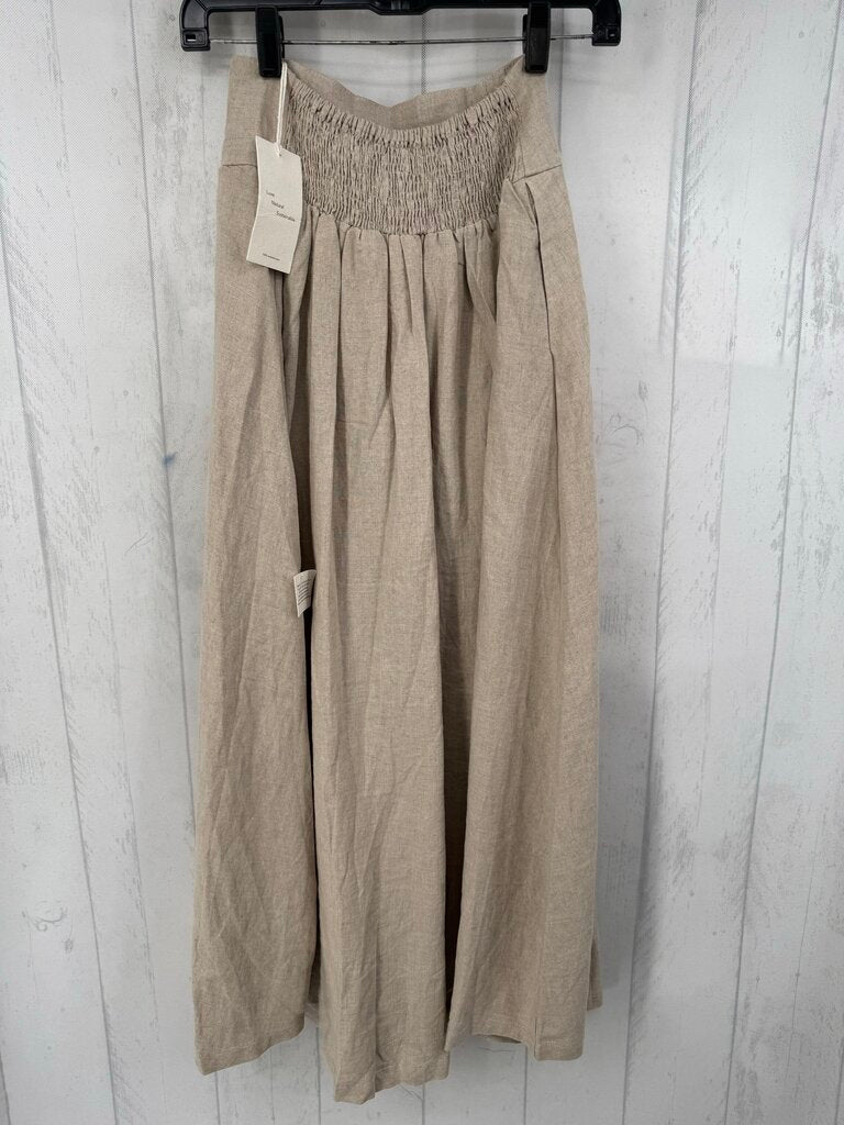 XXS linen blens maxi skirt
