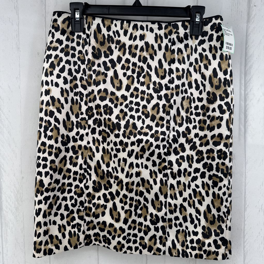 6 animal print skirt