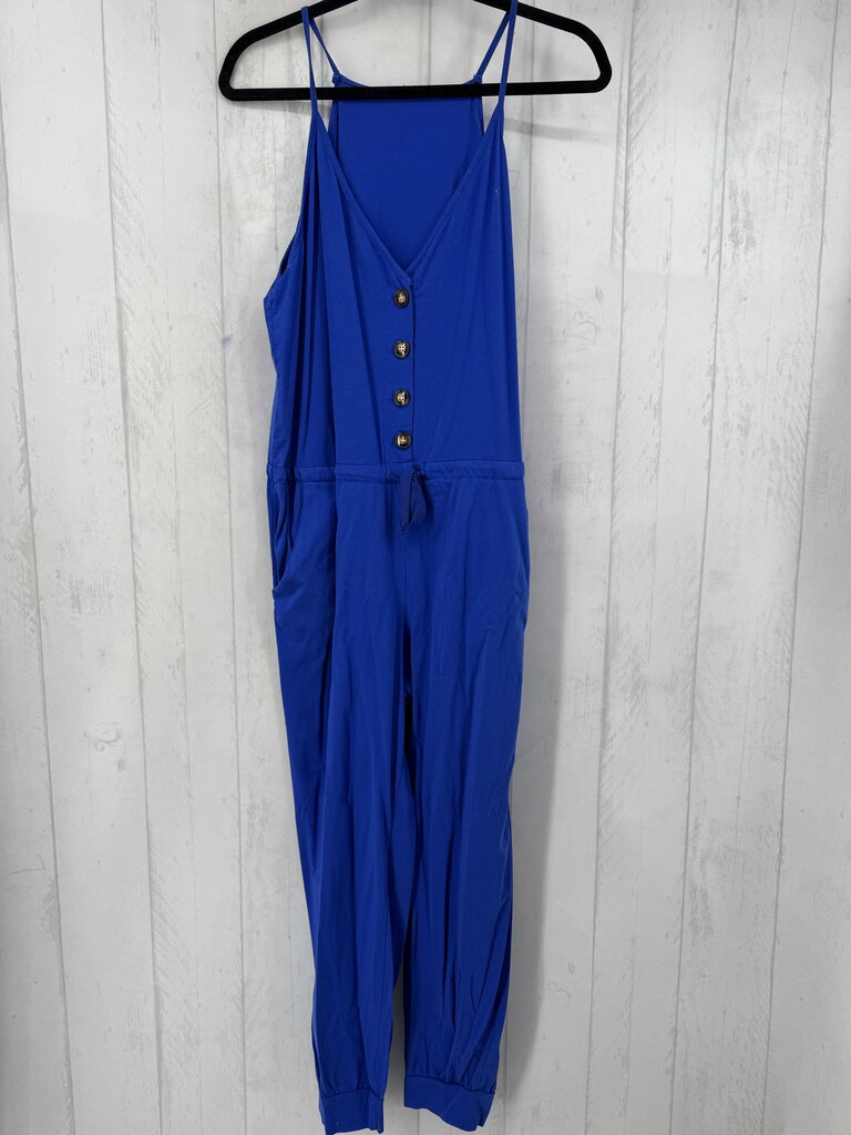 XL slvls drawstring waist jumpsuit