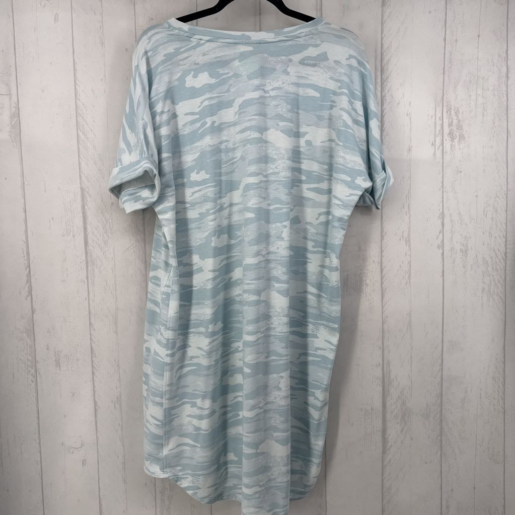 XL camo print s/s dress