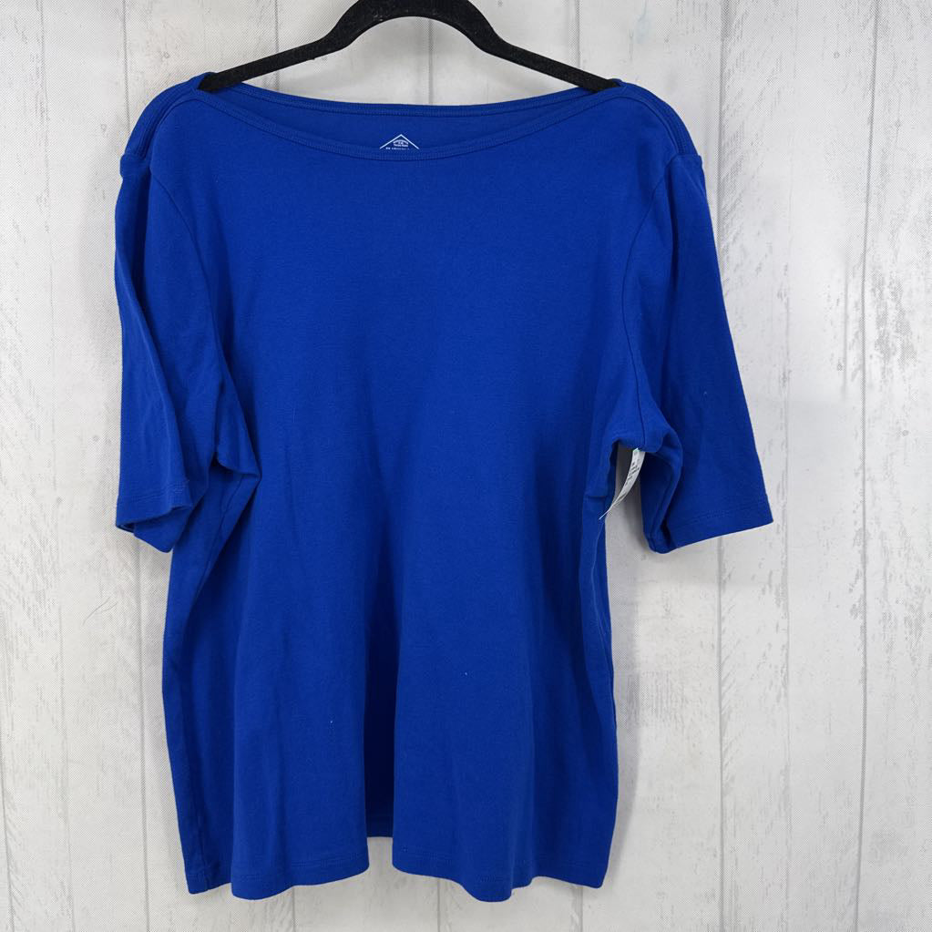 XXL boatneck tee s/s