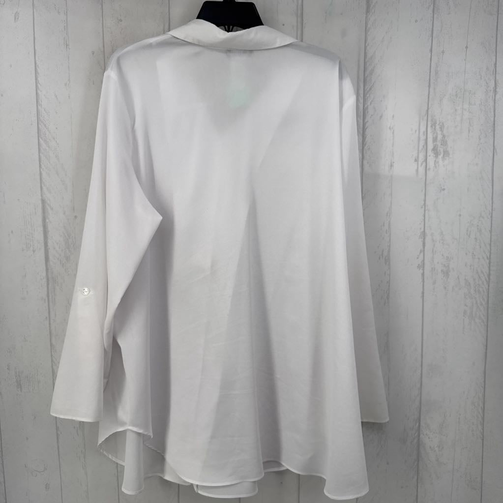 22w button down l/s top