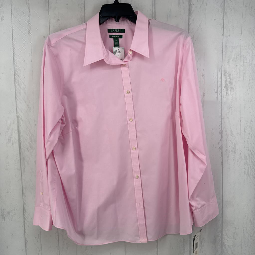 R65 3X button down l/s top