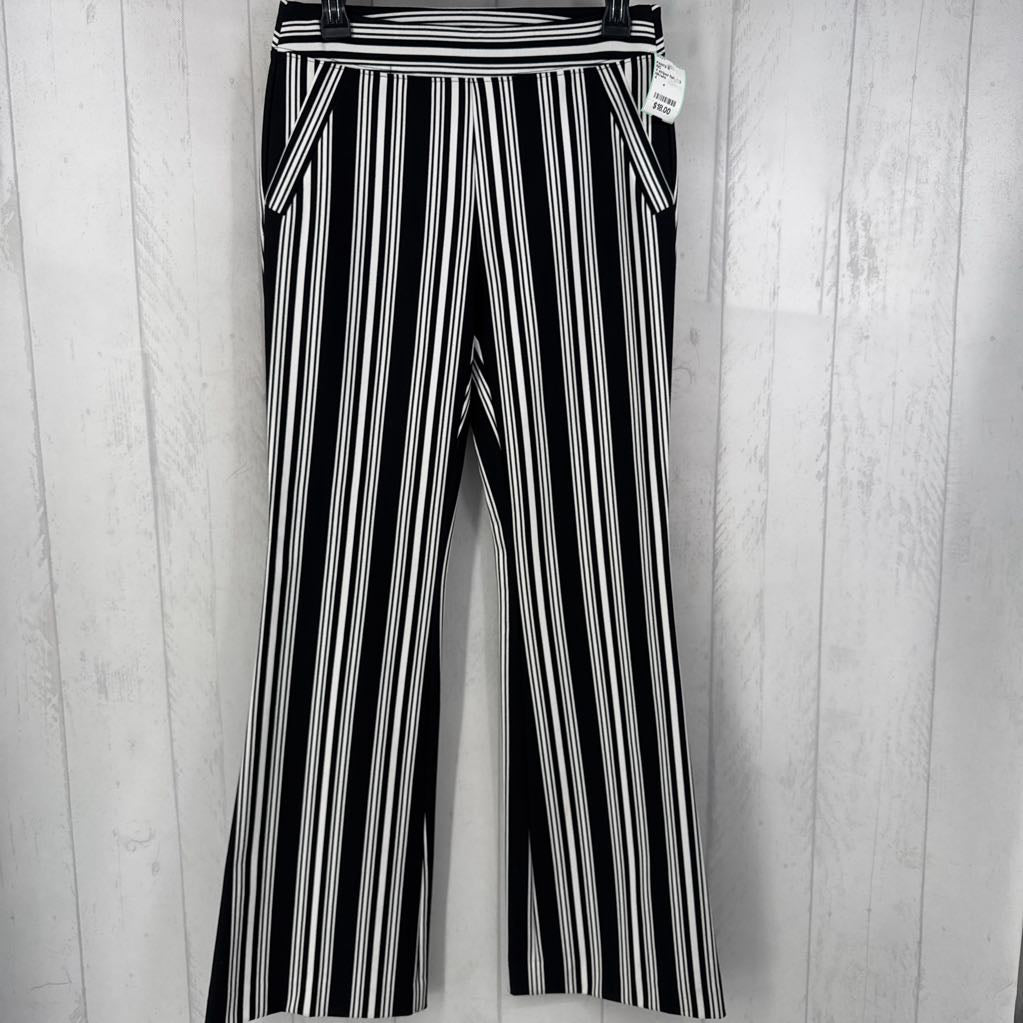 4 striped flare leg pant