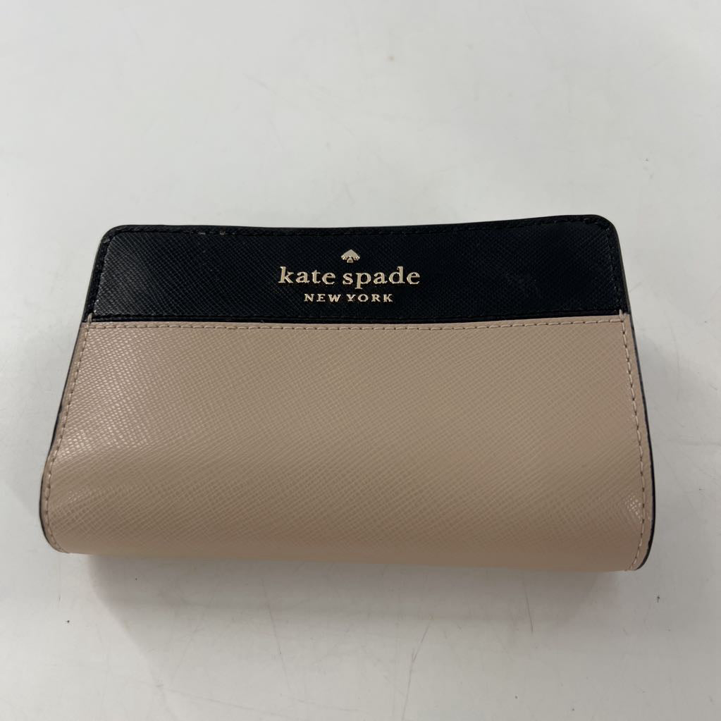 colorblock zip coin bi-fold wallet