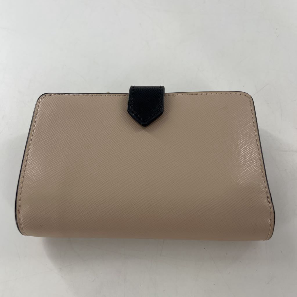 colorblock zip coin bi-fold wallet