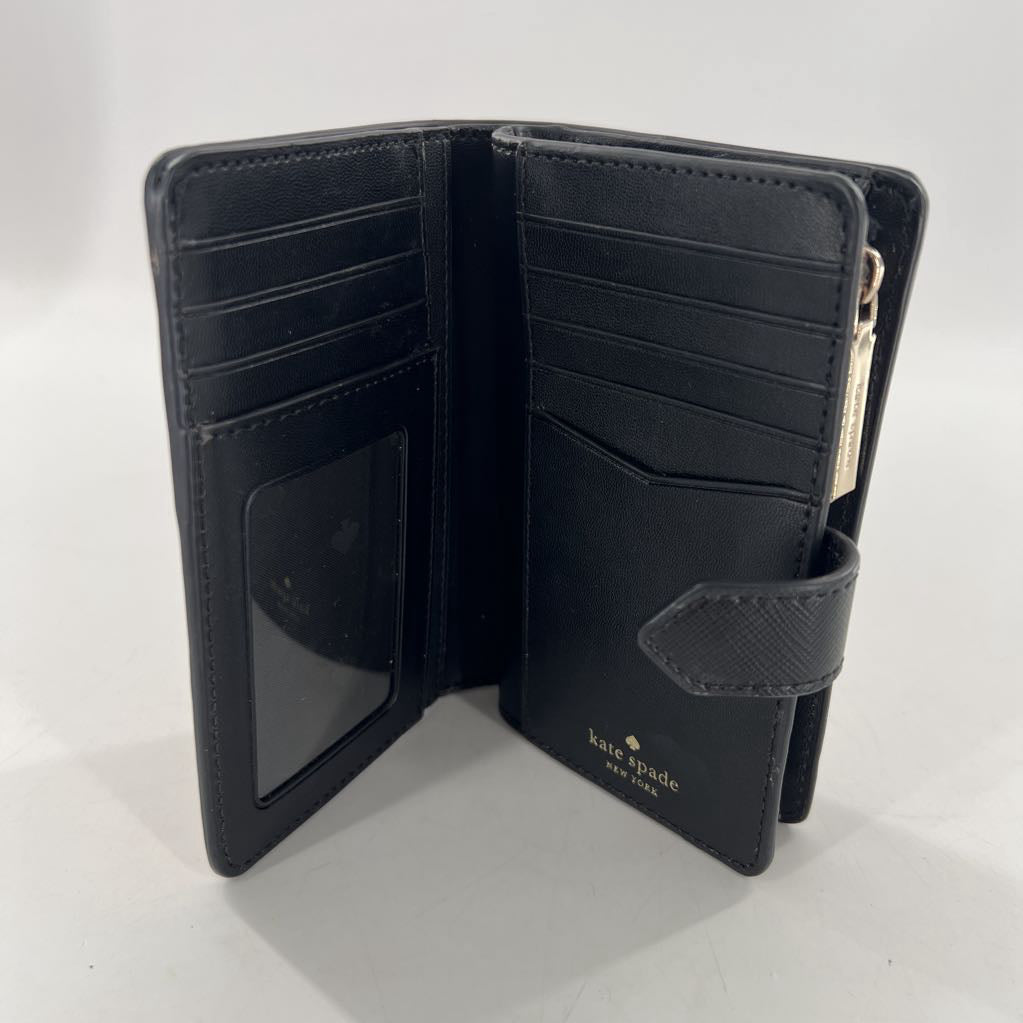 colorblock zip coin bi-fold wallet