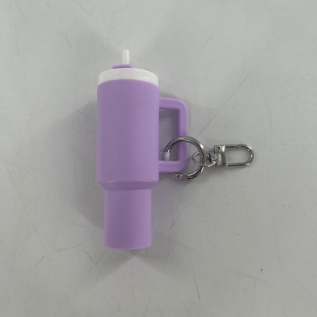 tumbler keychain-purp