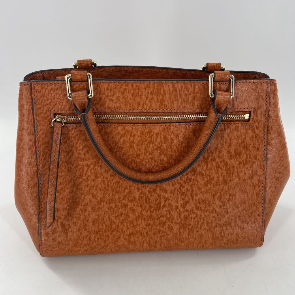 saffiano leather satchel