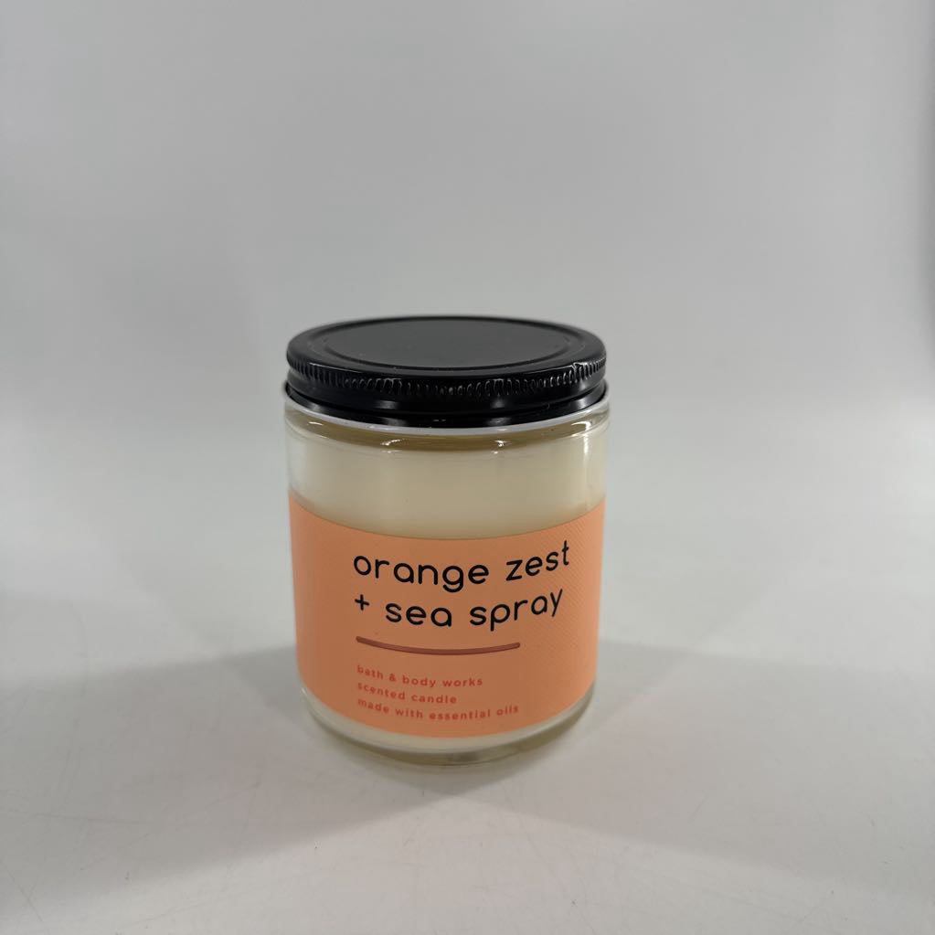 jar candle-orange zest & sea spray