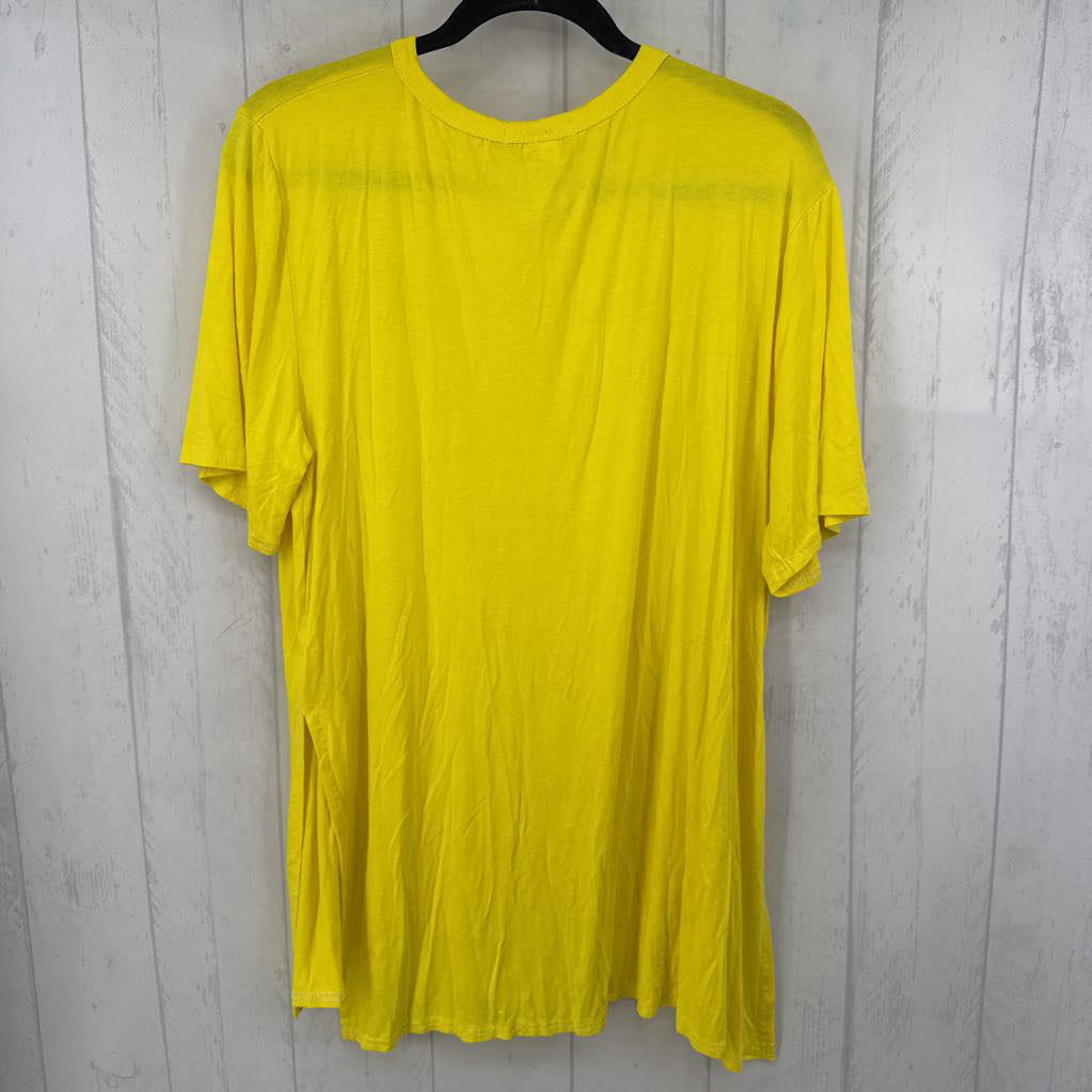 2XL round neck s/s pocket tee