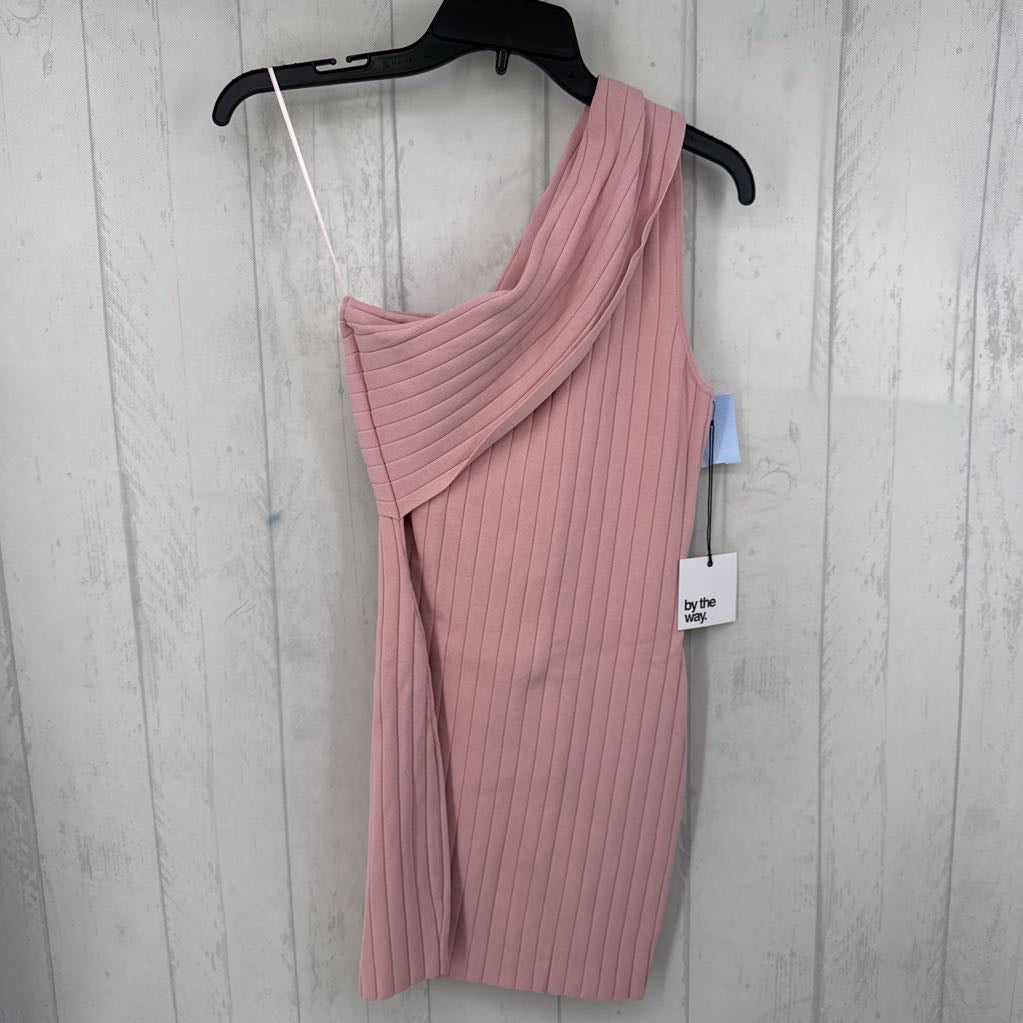 S ribbed off the shoulder dress