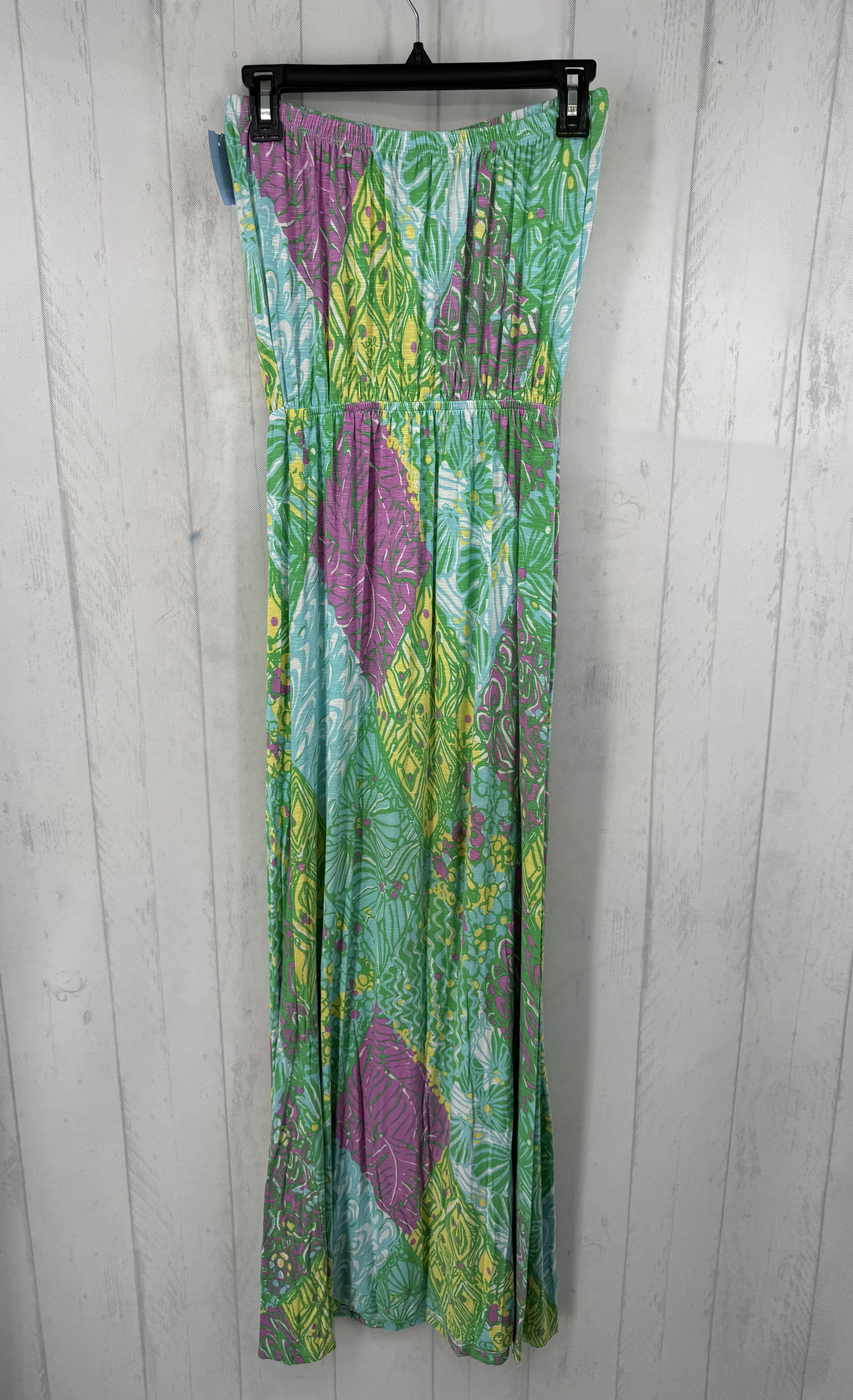 M colorful bandeau dress