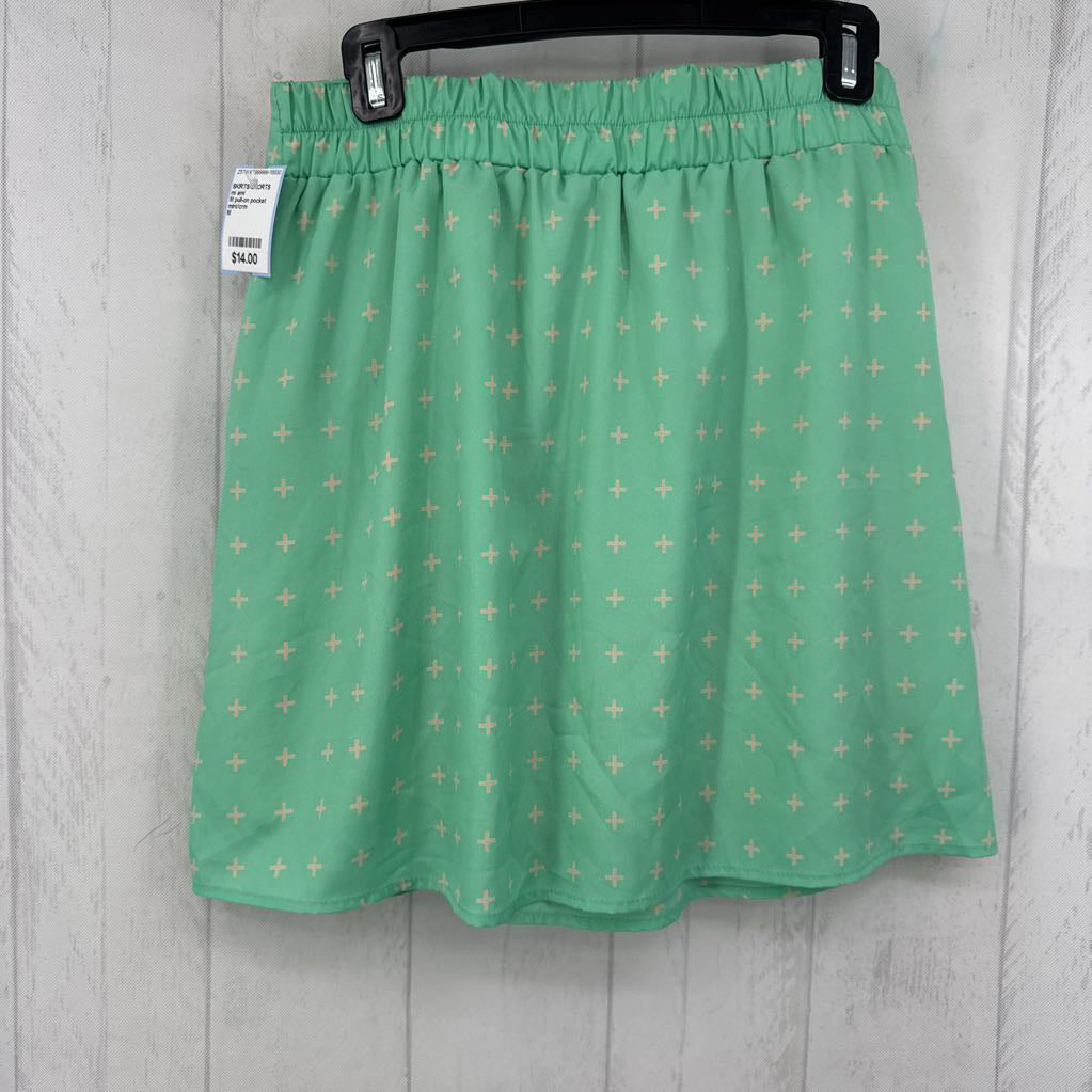 M pull-on pocket skirt
