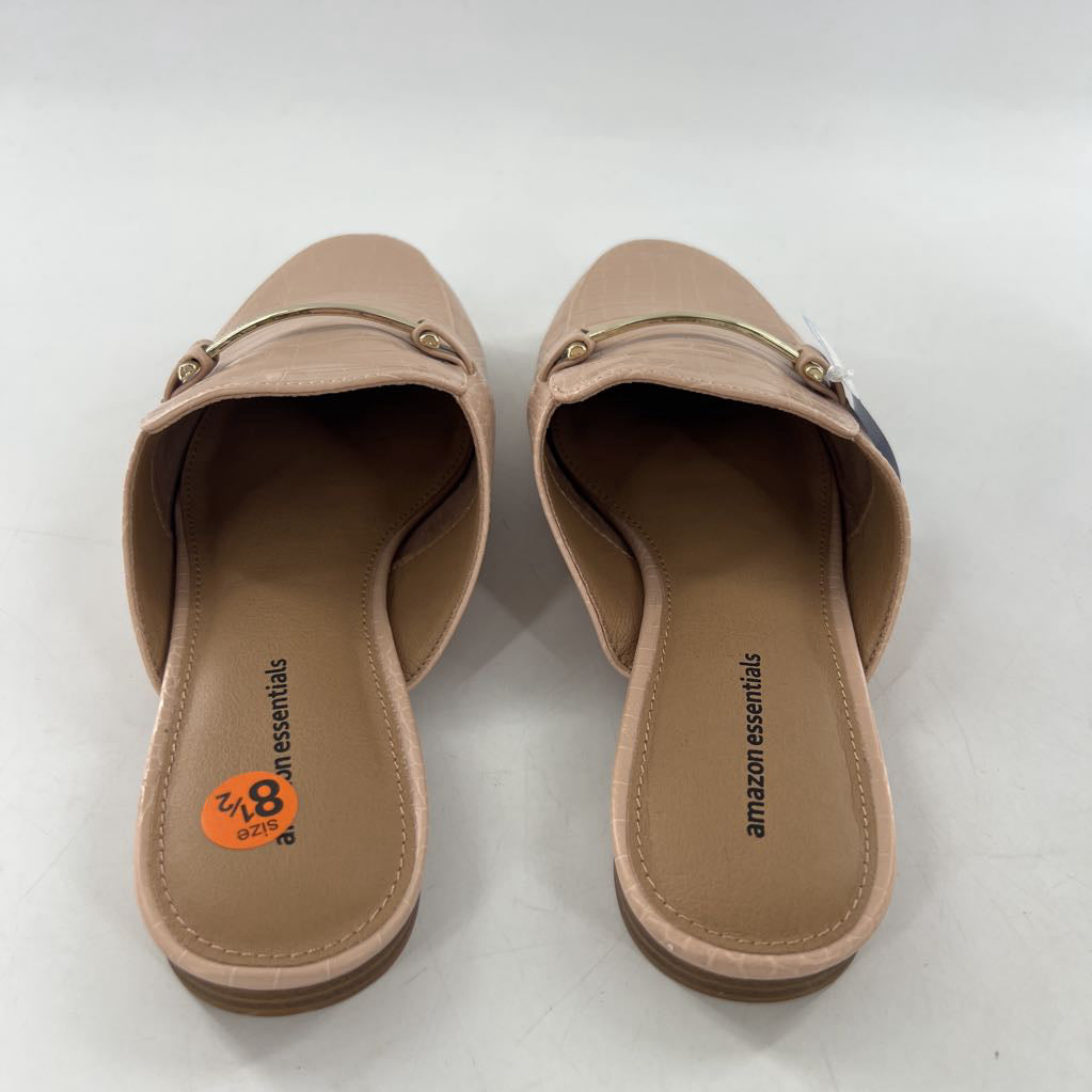 8.5 croc embossed slip-on mules