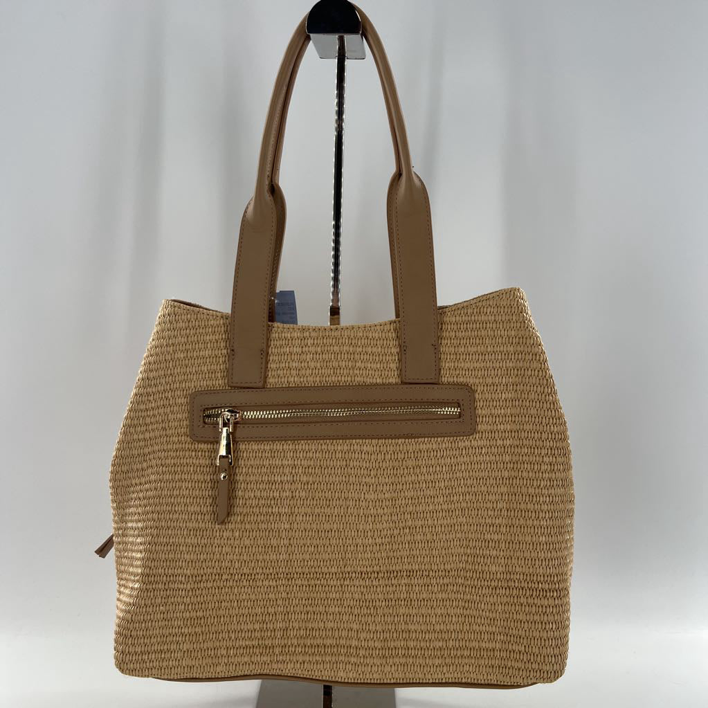 woven gold chain detail shoulder bag