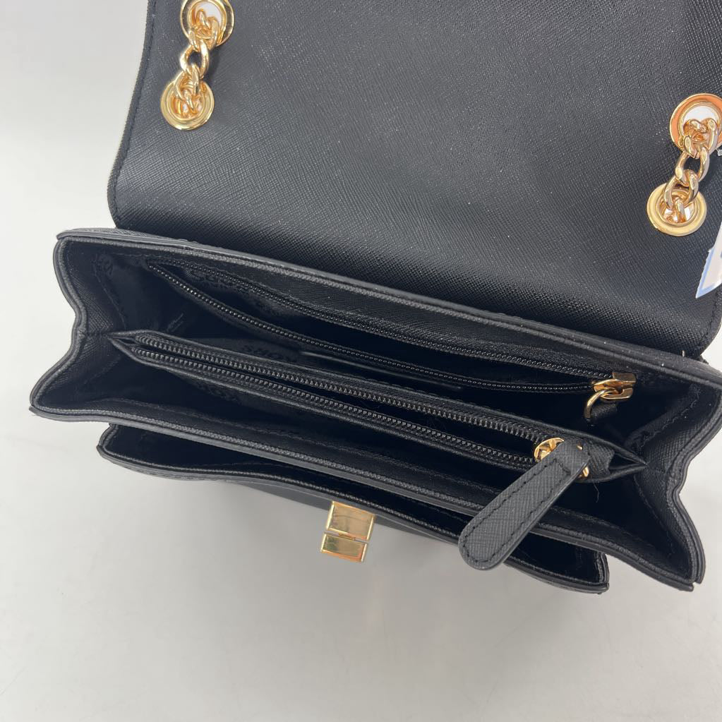 saffiano leather chain strap crossbody