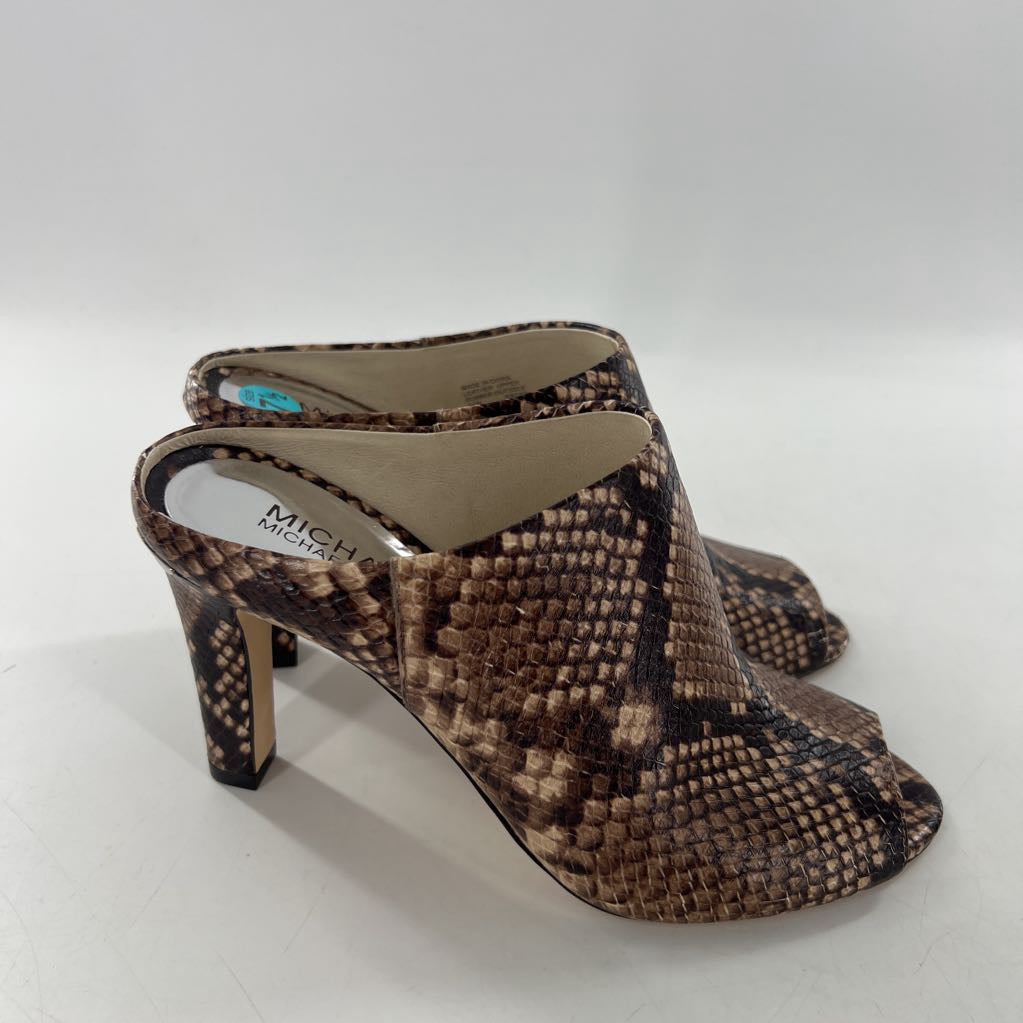 7.5 python mule high heels
