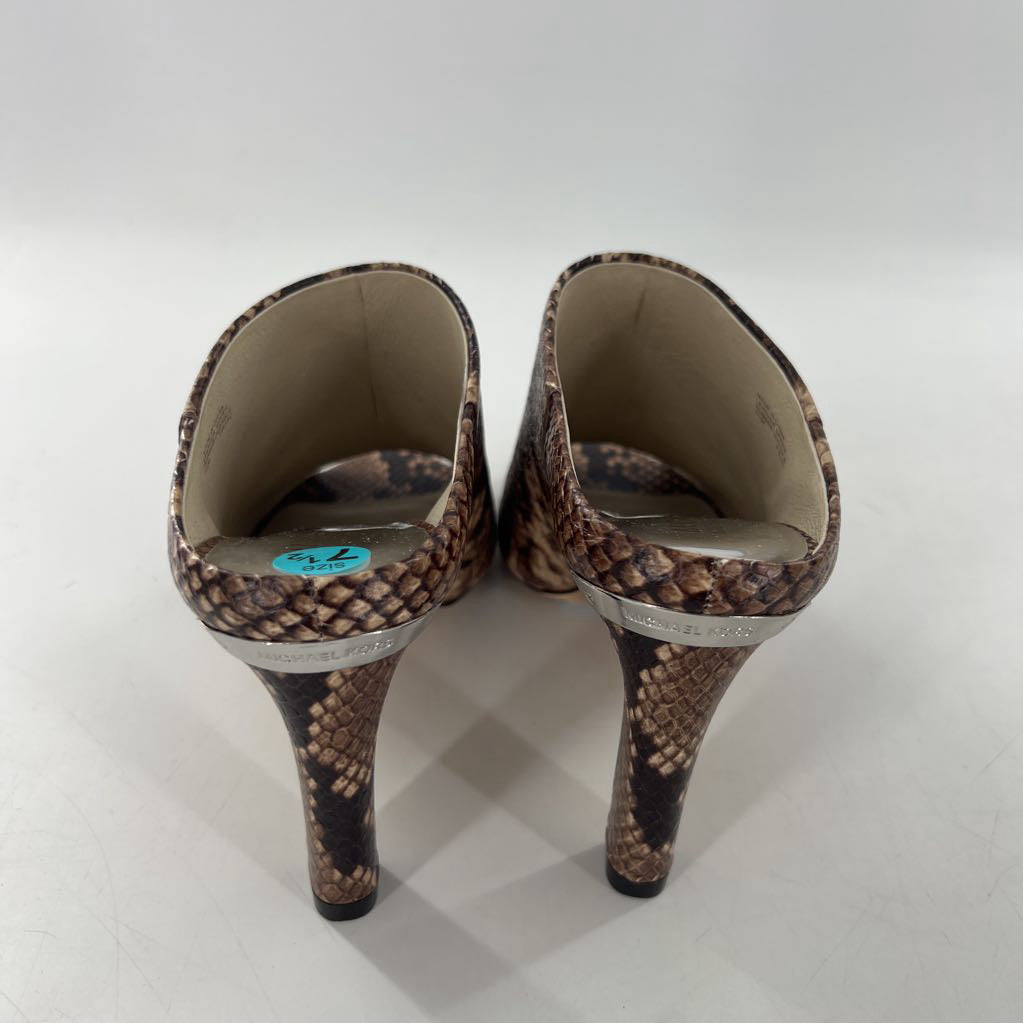 7.5 python mule high heels